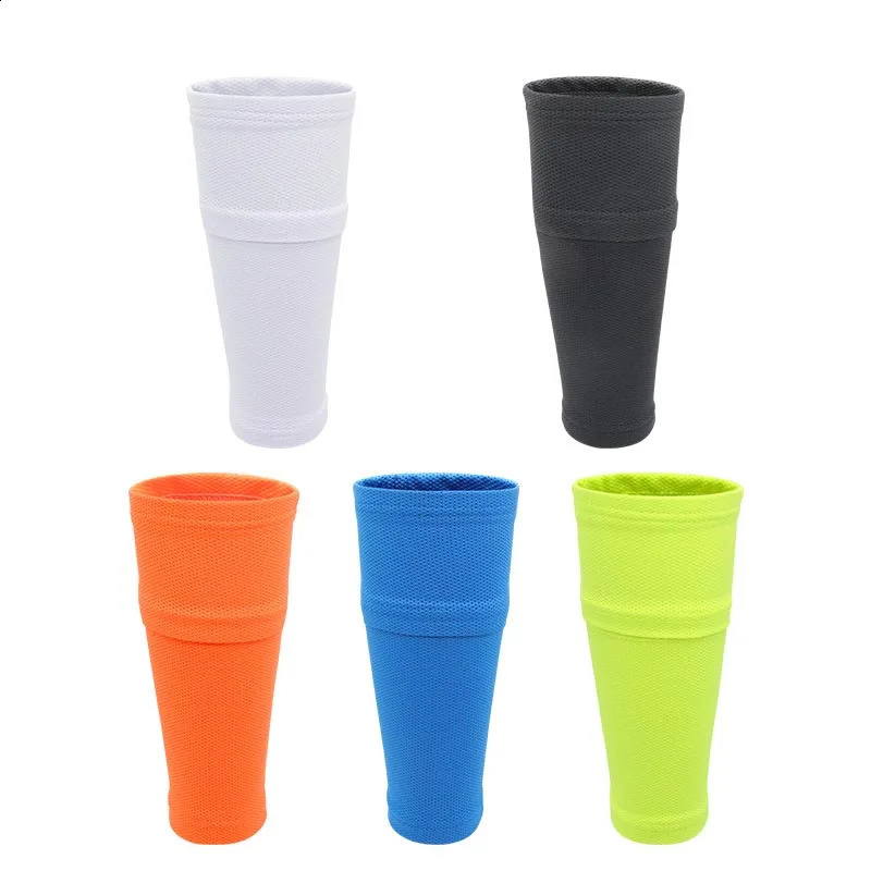 Sports Set Soccer Shin Guard Leg Cover Independent Pocket AntiDrop Elastic Breathable Unisex Football Protective Gears w250905 - view 5