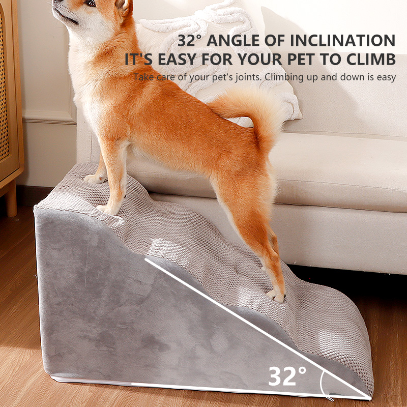 Dog steps for puppies, multi-level optional dog stairs ramp for bed, non-slip pet steps, removable and washable sofa bed ladder for injured dogs, olde