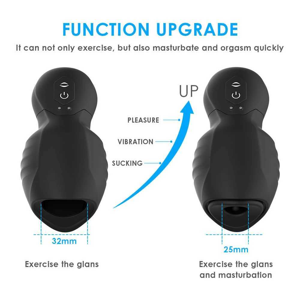 Automatic Male Masturbator Glans Sucking Vibrators Vaginal For Men Penis Pump Enlargement Sex Toys Cock Exerciser Adult SuppliesXJ250905