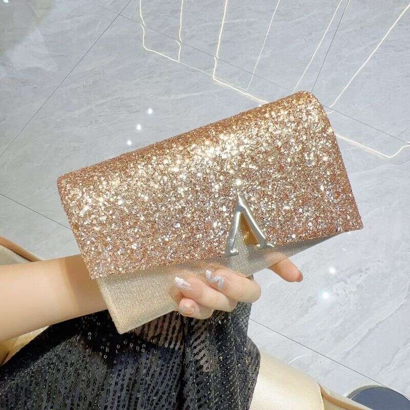 New Glitter Handbag Wedding Bridesmaid Dress Ladies Crossbody Bag