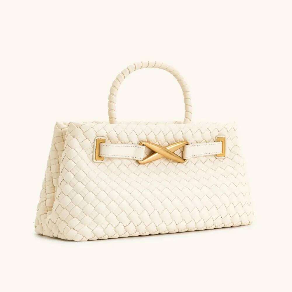 JW PEI Women's Elora Woven Tote Bag, Shoulder Crossbody Bags Autumn Casual Spacious Commuting Handbag Designer