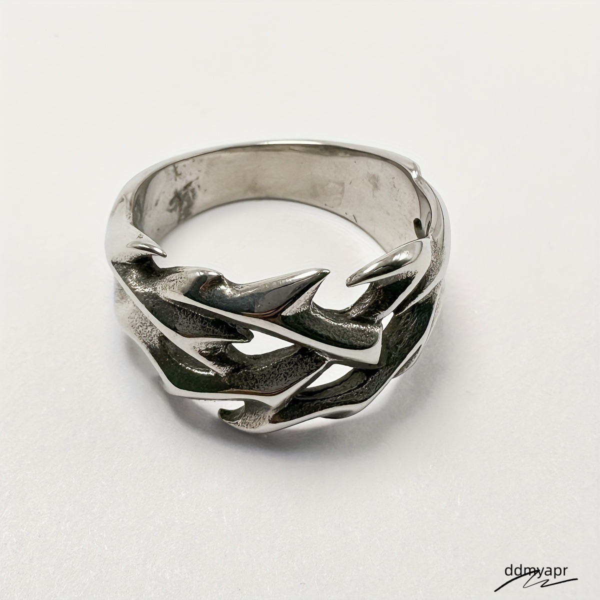 Designer Rings Fashion Black Gun Plated Thron For Men ddmydec Copper Retro Branch Opening Ring Geometric High Quality Charm Jewelry ddmydec ddmydec dd