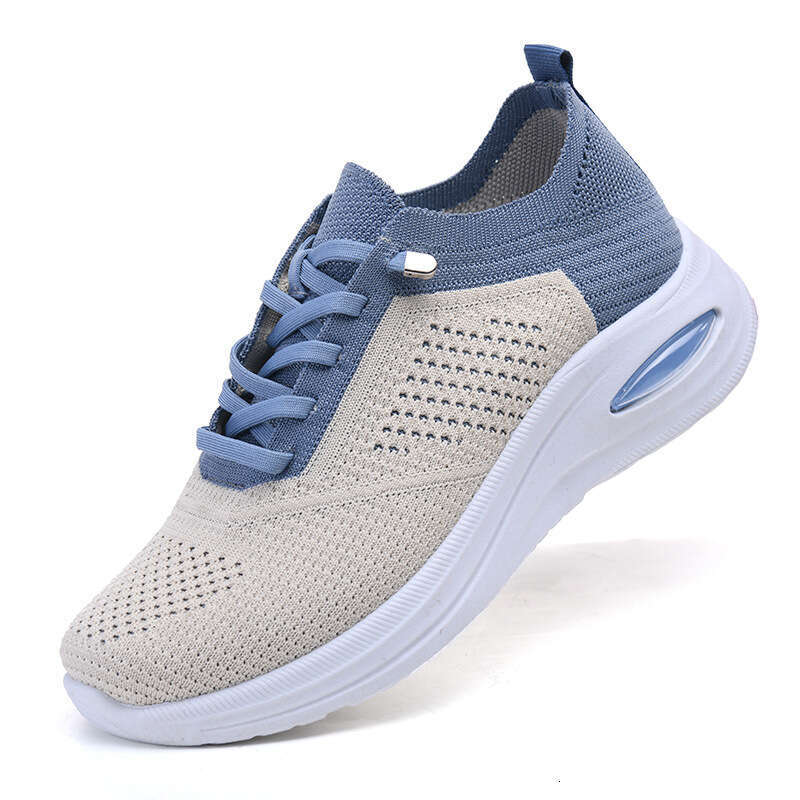 Thick-Soled Sports Casual Women, Flyknit Designer Shoe Breathable Mesh Air-Shake Shoes, Trendy New Style Shoes for Women