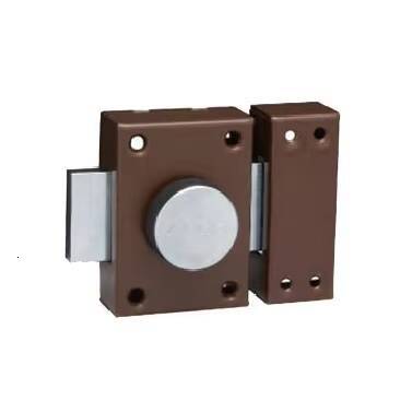 House Security Exterior Lock Knob, 5 Pins, 40mm Solid Cylinder with 3 Brass Keys