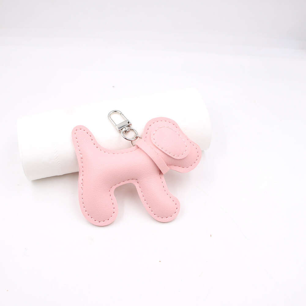 DHEssentials 2025 3D Bulldog Faux Leather Charm, Kawaii Animal Pendant, Korean-Japanese Style, Bag/Phone Decor, Multi-Colors