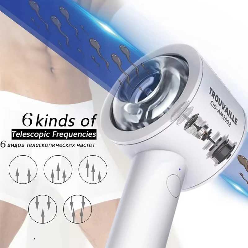Automatic Male Masturbator Hands Free Masturbators Cup Realistic Vagina Vibrator Pocket Blowjob Sex Machine Sex Toys Adult GameXJ250905