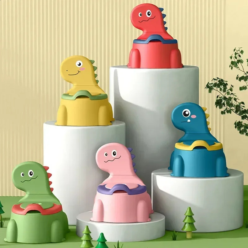 Toilet Training Seat Cartoon Dinosaur Thickening Childrens Special Urinals Boys Girls Supplies 250904
