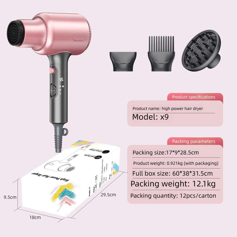 Designer Famous Brand Home Hot And Cold Air High Power Stylist Special Hair Dryer