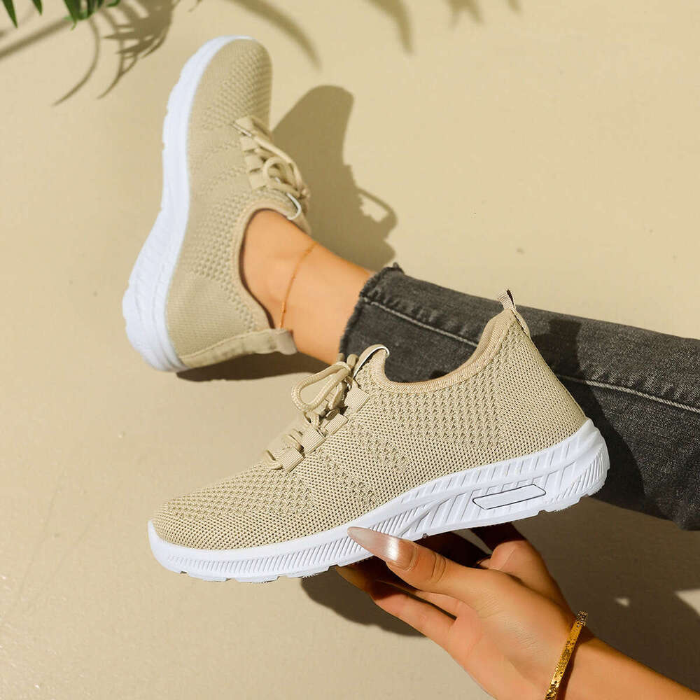 36-41 Large Size Summer New Fashion Casual Sneakers Single Designer Shoe Flyknit Women's Shoes