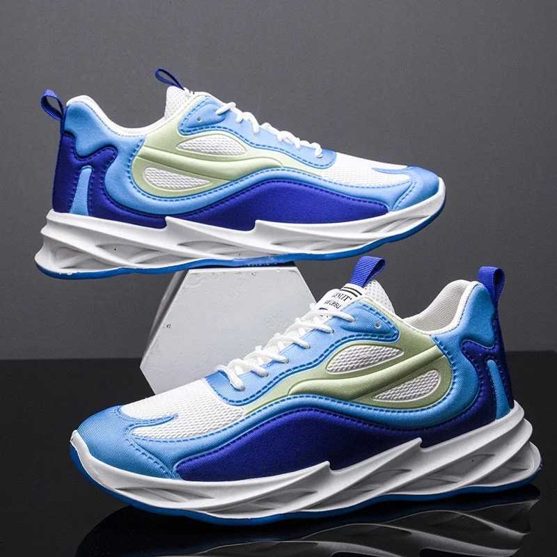 New Trendy Mens Sports Shoes Cushion Running Sneakers Outdoor Leisure Walking Jogging Trainers Soft Sole Breathable Footwear Z250905