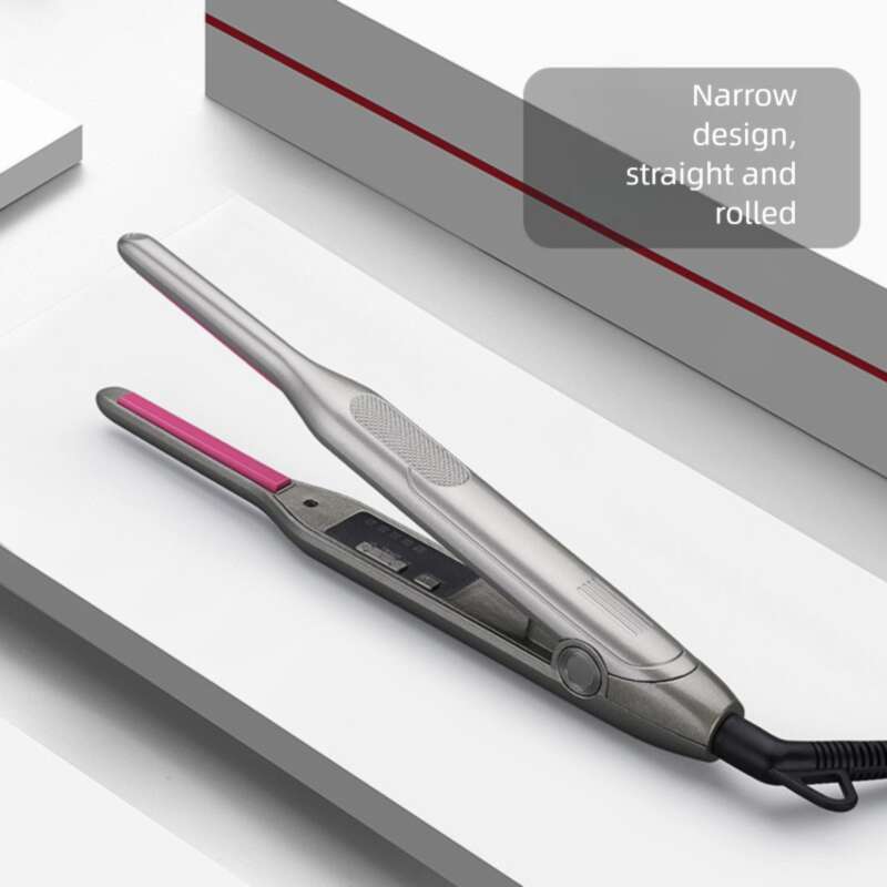 Designer Famous Brand Short Curling Iron Narrow Plate Ceramic Straightening Small Five Level Temperature Control Electric Hair Straightener