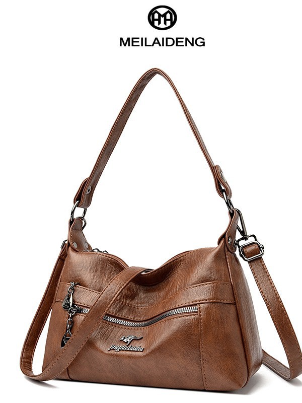 2025 New Style Women's One-Shoulder Crossbody Internet-Famous Simple Personalized And Casual Bag