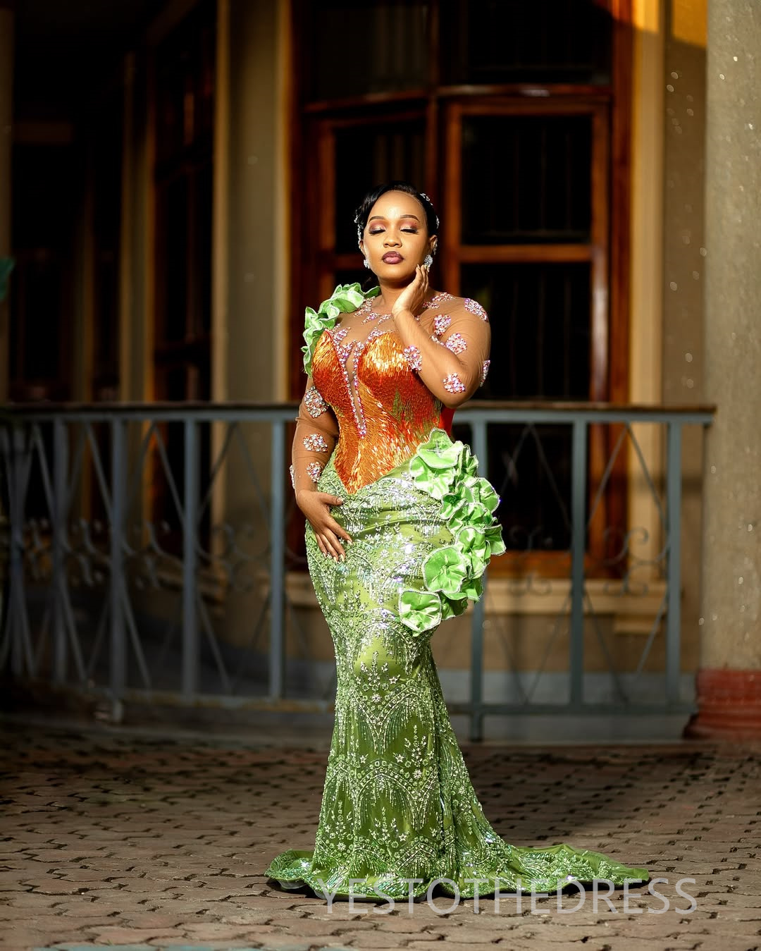 Plus Size Green Prom Dress 2025 Evening Dresses Elegant Dresses For Special Occasions Illusion Beaded Lace Tassel Birthday Dress Second Reception Gown