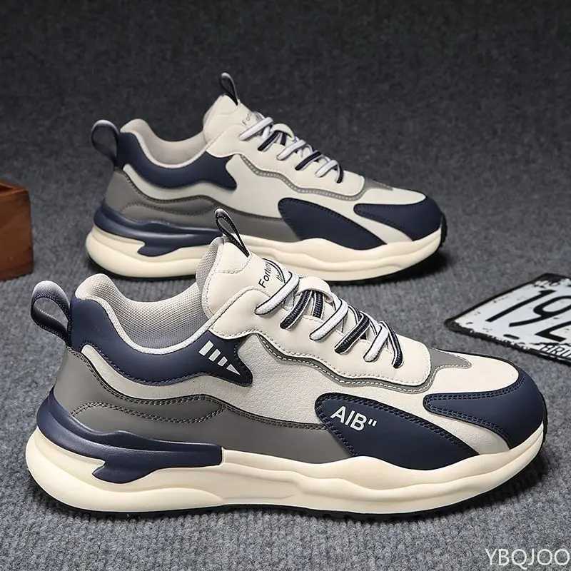 Mens Spring Sports Shoes Mens Fashionable Versatile Casual Comfortable Shoes Running AntiSlip Height Increasing Shoes Z250905