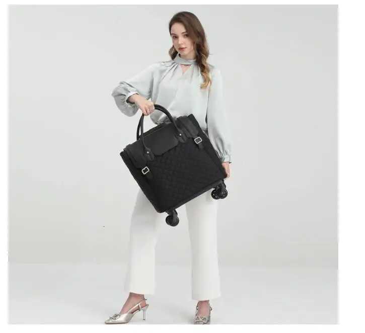 Women 20 Inch Cabin Size Luggage Travel Trolley Bags Women Spinner Luggage Suitcase Woman Travel Luggage Suitcase with 4 wheels Z250905