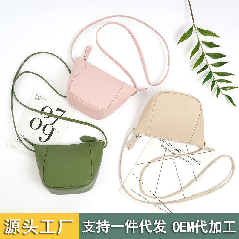 Single Shoulder for Women Versatile Ins Genuine Leather Crossbody Korean Fashion Cowhide Phone Niche Small Square Bag designer wallet B5