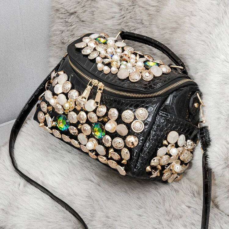 Designer Bags Handbag For Women Purses And Handbag Designer Handmade Women's Bag Casual Black Bucket Female Messenger Shoulder Bag New Luxury Bag