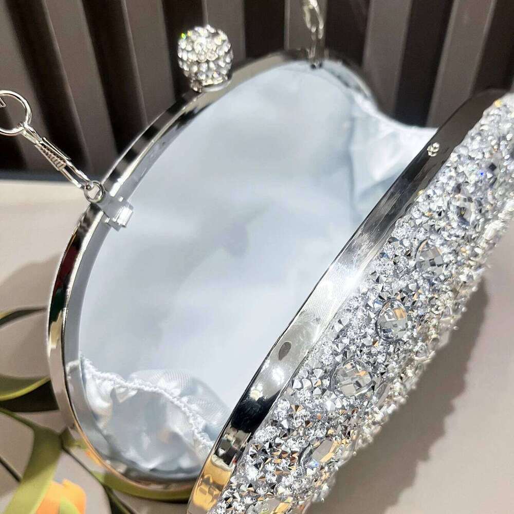 Designer Bags Handmade Rhinestones Evening Clutch Bag Purses And Handbag Designer Shoulder Shiny Crystal Clutch Purse Party Bag Luxury Bag