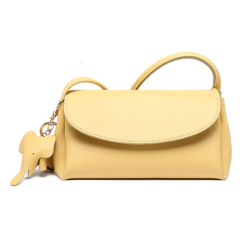 Fashion High-Quality Soft Leather Mini 2025 New Summer Simple Versatile Cloud Single Shoulder Crossbody Women's Bag