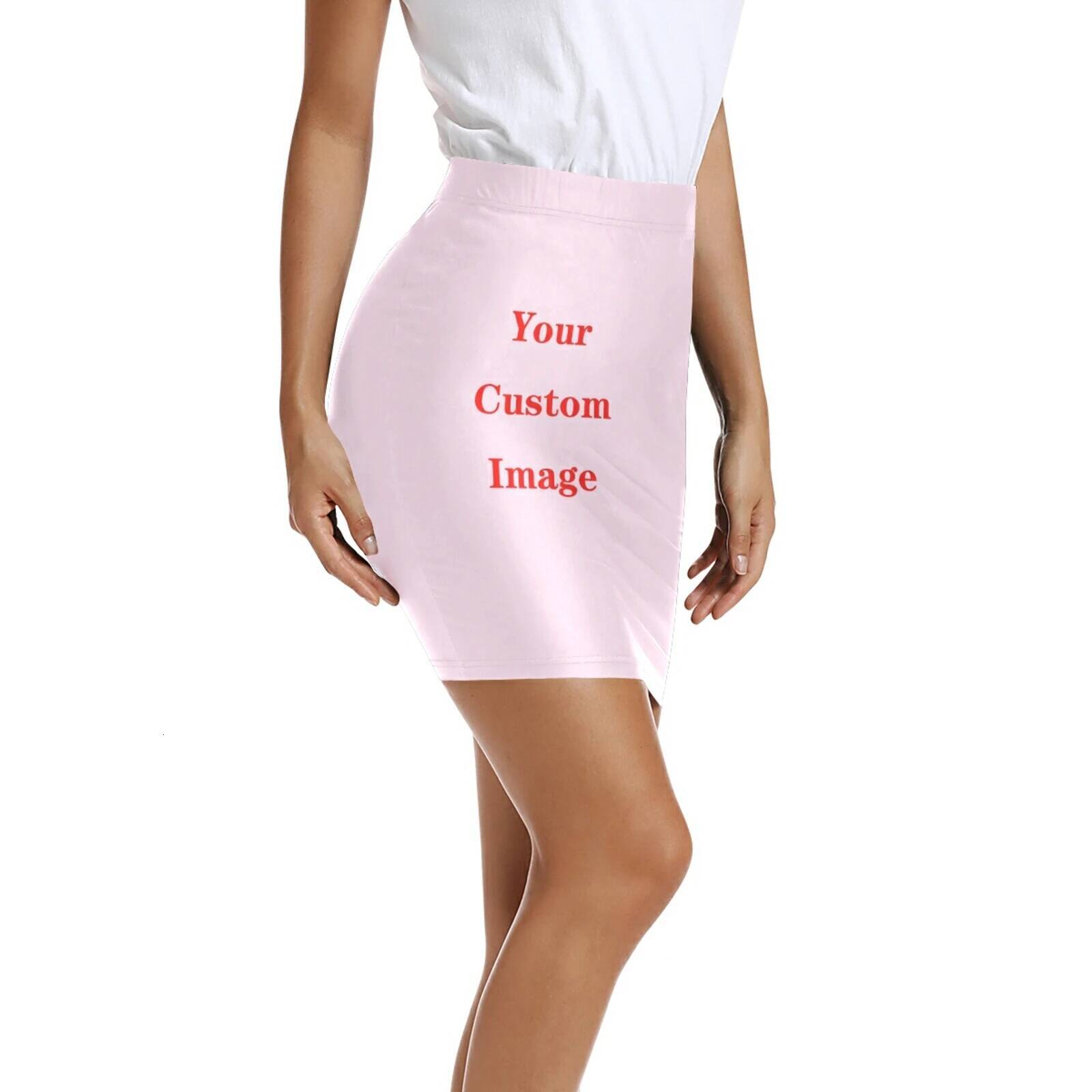 New micro mini skirt 2025 Summer Sexy Girl Casual Bag Hip Short Skirt Tight Office Party Female Custom Pattern