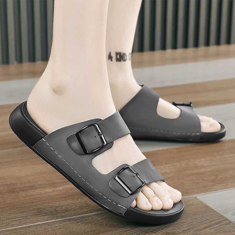 Mens highquality sports casual slippers summer breathable softsole nonslip outdoor beach shoes fashion youth walking sandals W250905