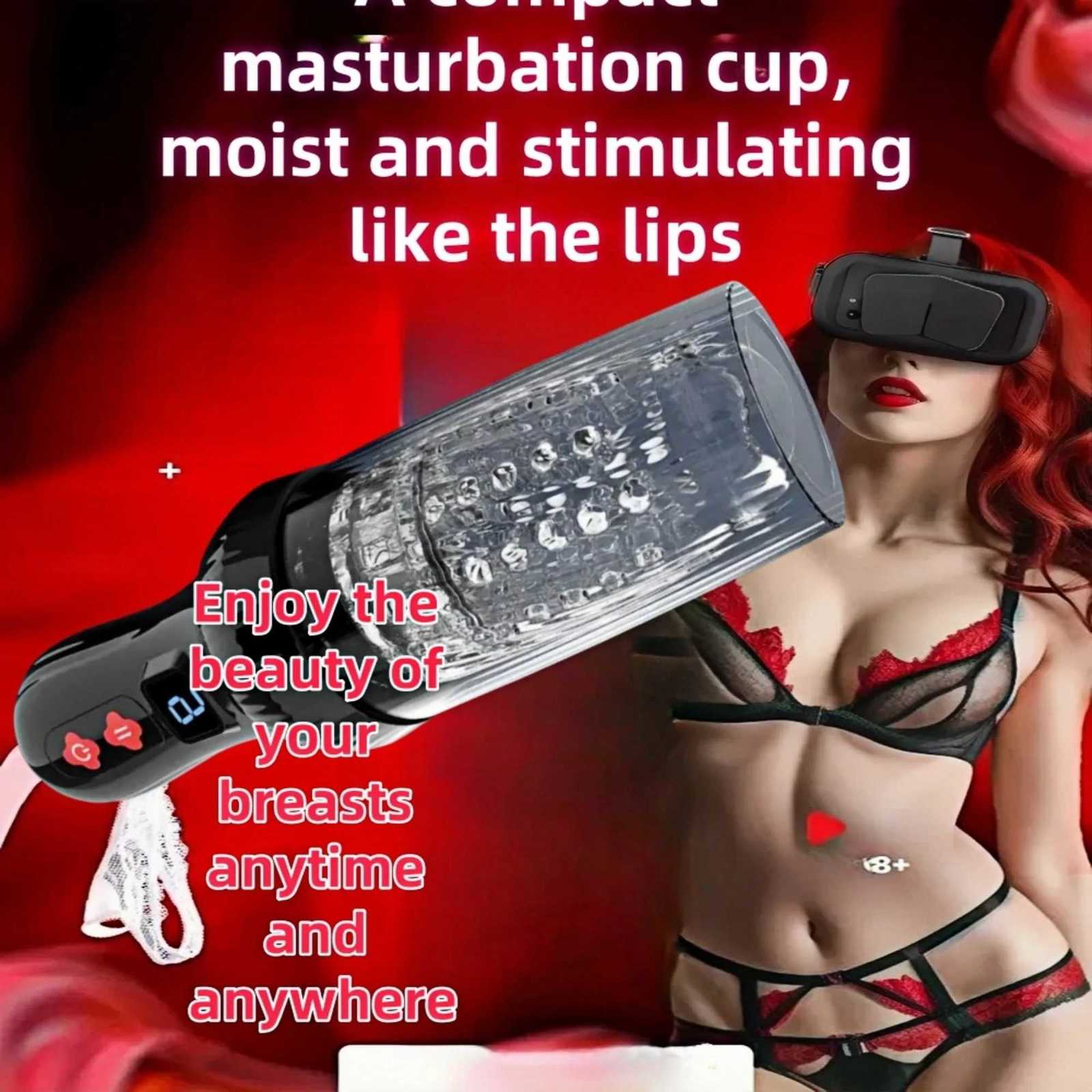 Automatic male masturbation device 5 thrust rotation vibration mode Male electric pocket vagal penis stroker male sex toyXJ250905