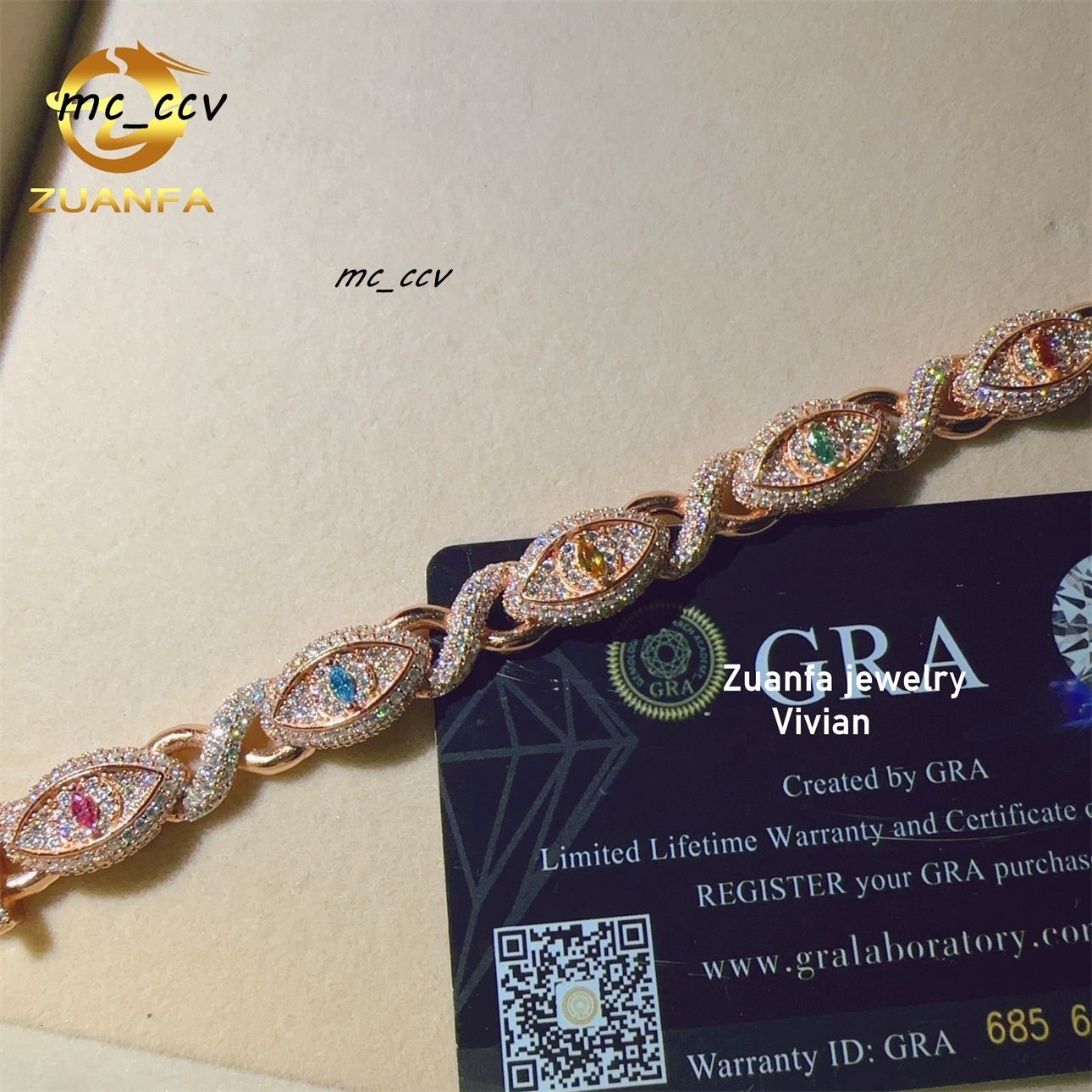 Moissanite Cuban 10mm 925 Sterling Silver Iced Out VVS Moissanite Hio Hop Jewelry Cuban Link Bracelet