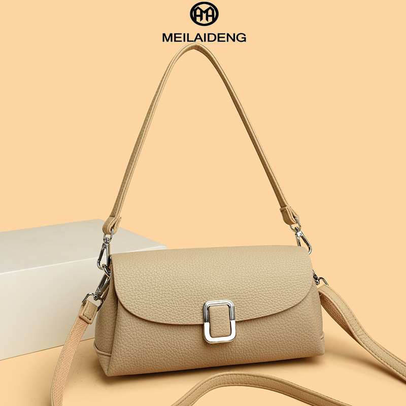 Popular Style Crossbody For Middle-Aged Mothers Korean Version Simple And Fashionable Shoulder Elegant Armpit Small Square Bag