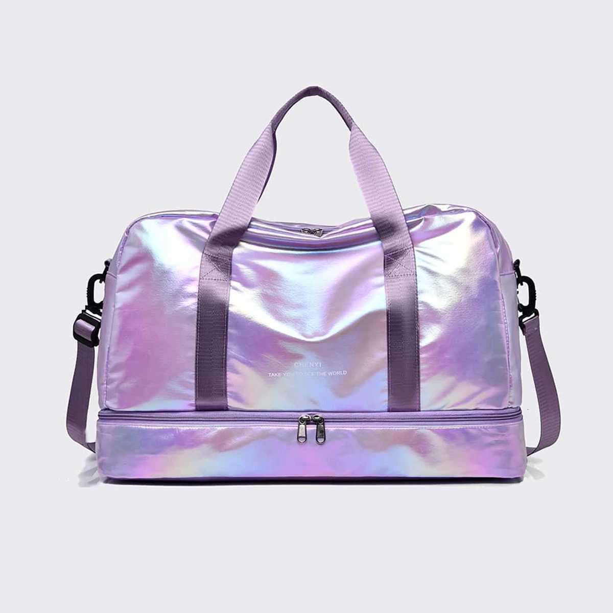 Gorgeous colorful holiday luggage travel duffel bag large capacity fitness sports yoga bag hospital weekend carryon handbag 250903