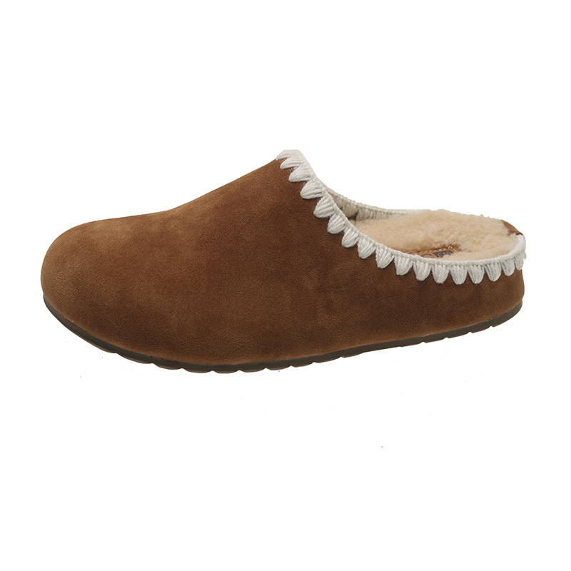 Hot new free shipping deisgner slippers for womens flat slippers brown New fashionable and versatile outdoor slippers