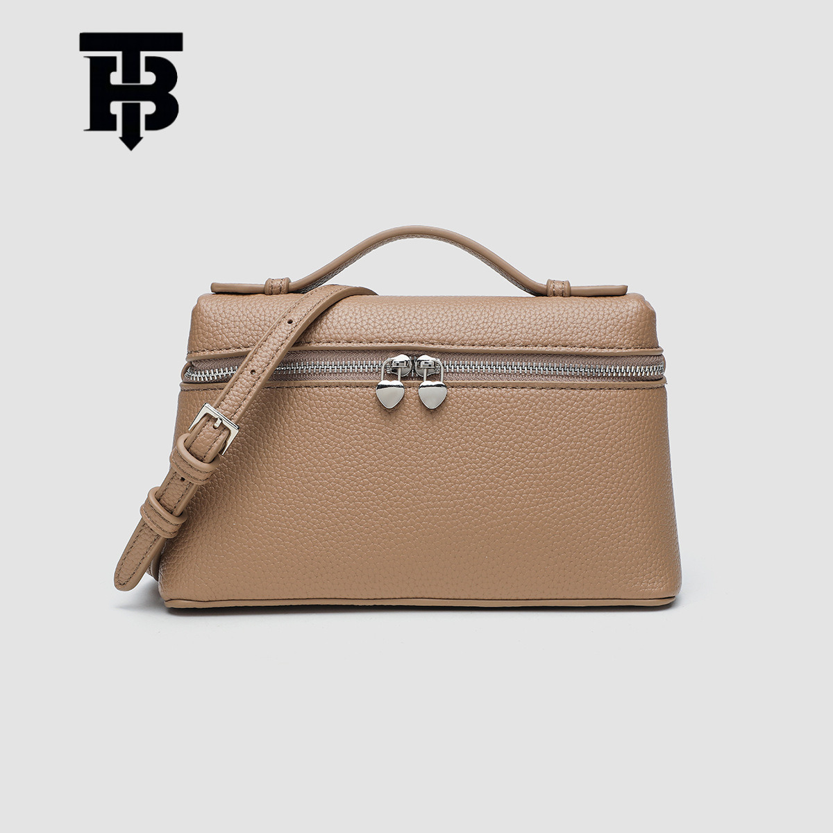 TB BHULAMTE Designer Bag Lunch Box Bag Gigi Same Style Fashion Women's Bag 2025 Spring Summer New Ostrich Pattern Handbag Shoulder Crossbody Luxu