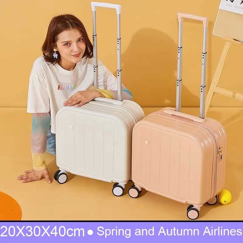 20 30 40 Small Boarding Suitcase Women Trolley Luggage with Lightweight Suitcase Sets Travel Bags 14 16 18 Inch Silent Z250905