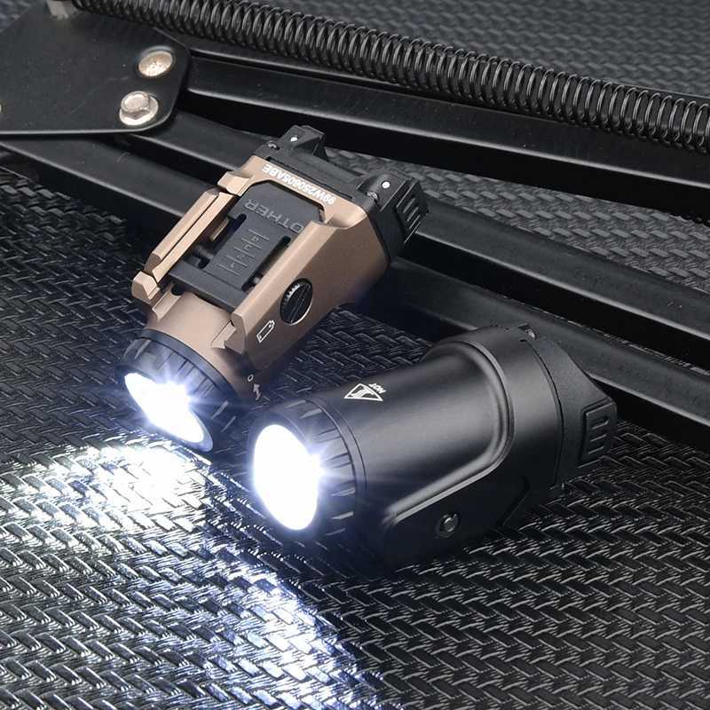 New tactical FOXTROT1X hanging flashlight 800lm illumination hunting weapon air gun reconnaissance light LED light 20mm trackXJ250905