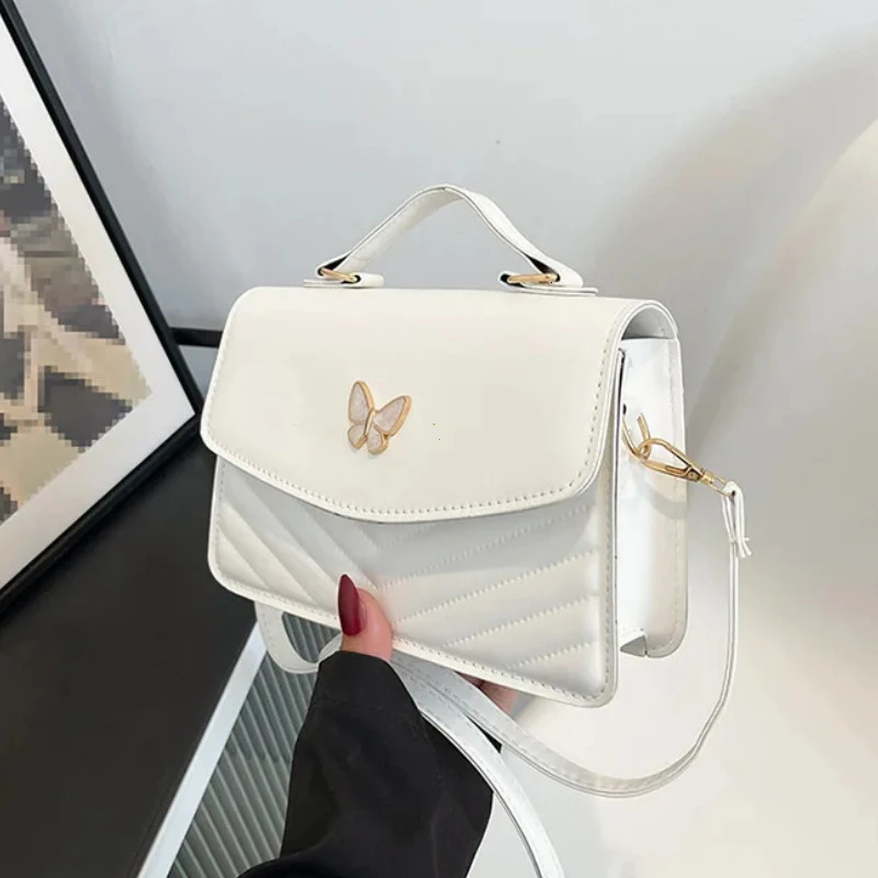 PU Versatile and Fashionable Portable Small Square Bag Single Shoulder Crossbody Bag Handbag Bolsas De Mujer 250903