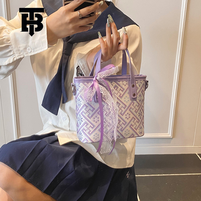 TB BHULAMTE Designer Bag Summer Trend Super Popular Bucket Bag For Women 2025 New Versatile Trendy Luxury Bag Handbag High-end National Style Crossbod