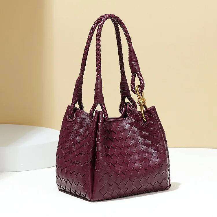 Simple Hand-Woven Parachute Commuter Versatile Portable Shoulder Messenger Vegetable Basket Bag