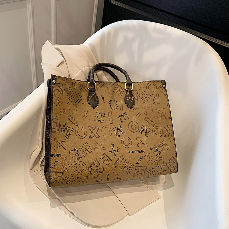 Luxury Brand Designer Bag Women's Bag 2024 New Fashionable Large Capacity Old Flower Tote Bag Handbag Commuter Women's Bag Gift