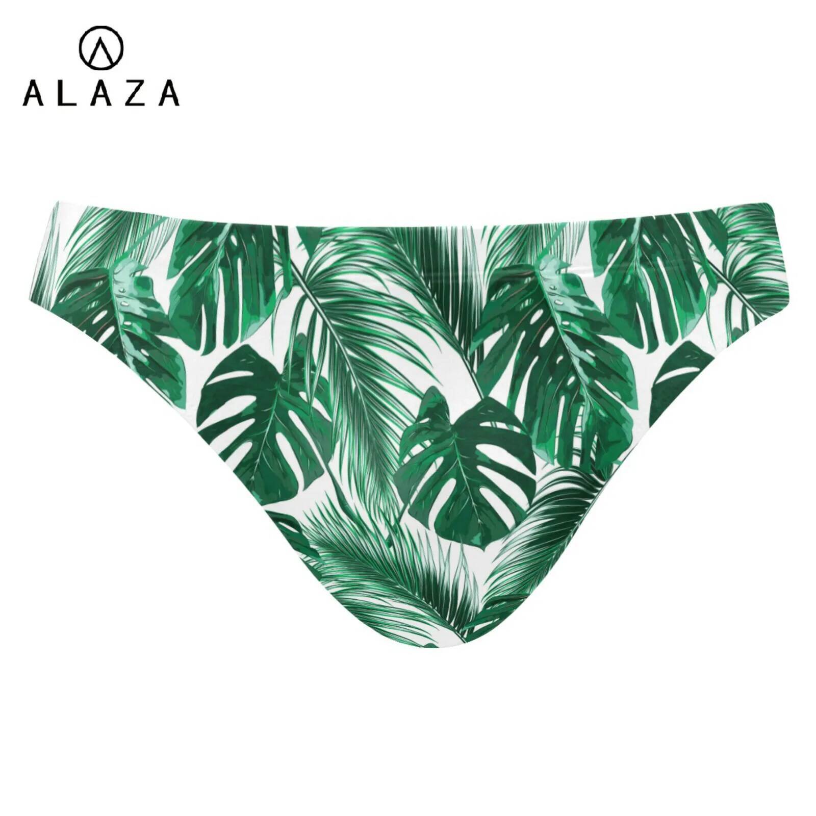 Men's Underwear Swim Trunks 2025 New Mens Swimsuit Sexy Men Briefs Beach Sports Palm-Tree Swimming Shorts