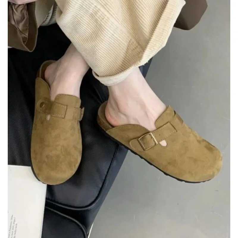 New Classic Womens Closed Toe Cork Sandals Slippers Ladies Leopard Cork Slippers Camo Mule Clogs Shoes Flats Zapatos De Mujer W250905