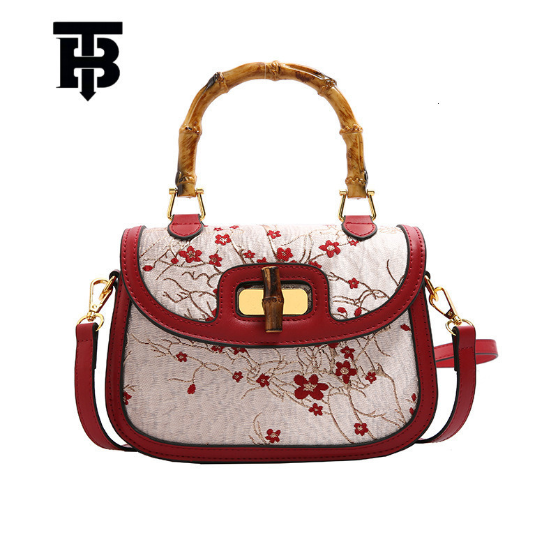 TB BHULAMTE Designer Bag Handbags Fashion Women's Bag Bamboo Knot Handbag Small Square Bag Luxury Bag 2024 Autumn Winter New Crossbody Shoulder T