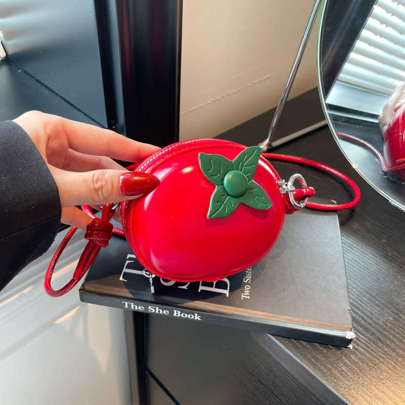 Unique Fruit Small 2025 New Soft Girl Fashion Niche Single Shoulder Crossbody Mini Apple Bag PU