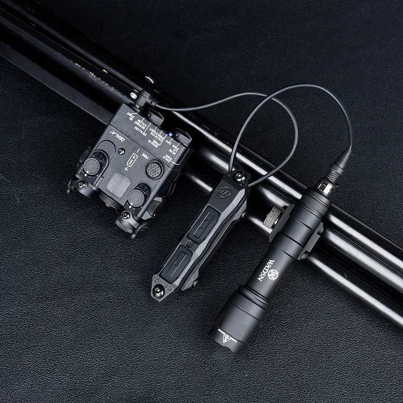 WADSN DBALA2 Red Green Blue LED White light Laser point indicator M300A M600C Flashlight With dual control Pressure SwitchXJ250905