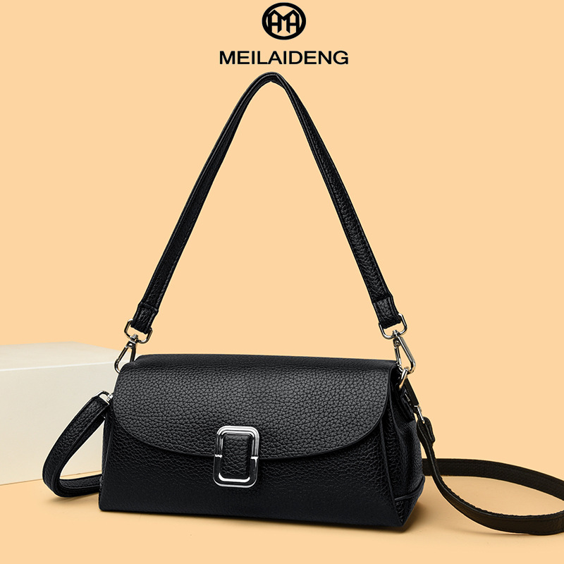 Popular Style Crossbody For Middle-Aged Mothers Korean Version Simple And Fashionable Shoulder Elegant Armpit Small Square Bag