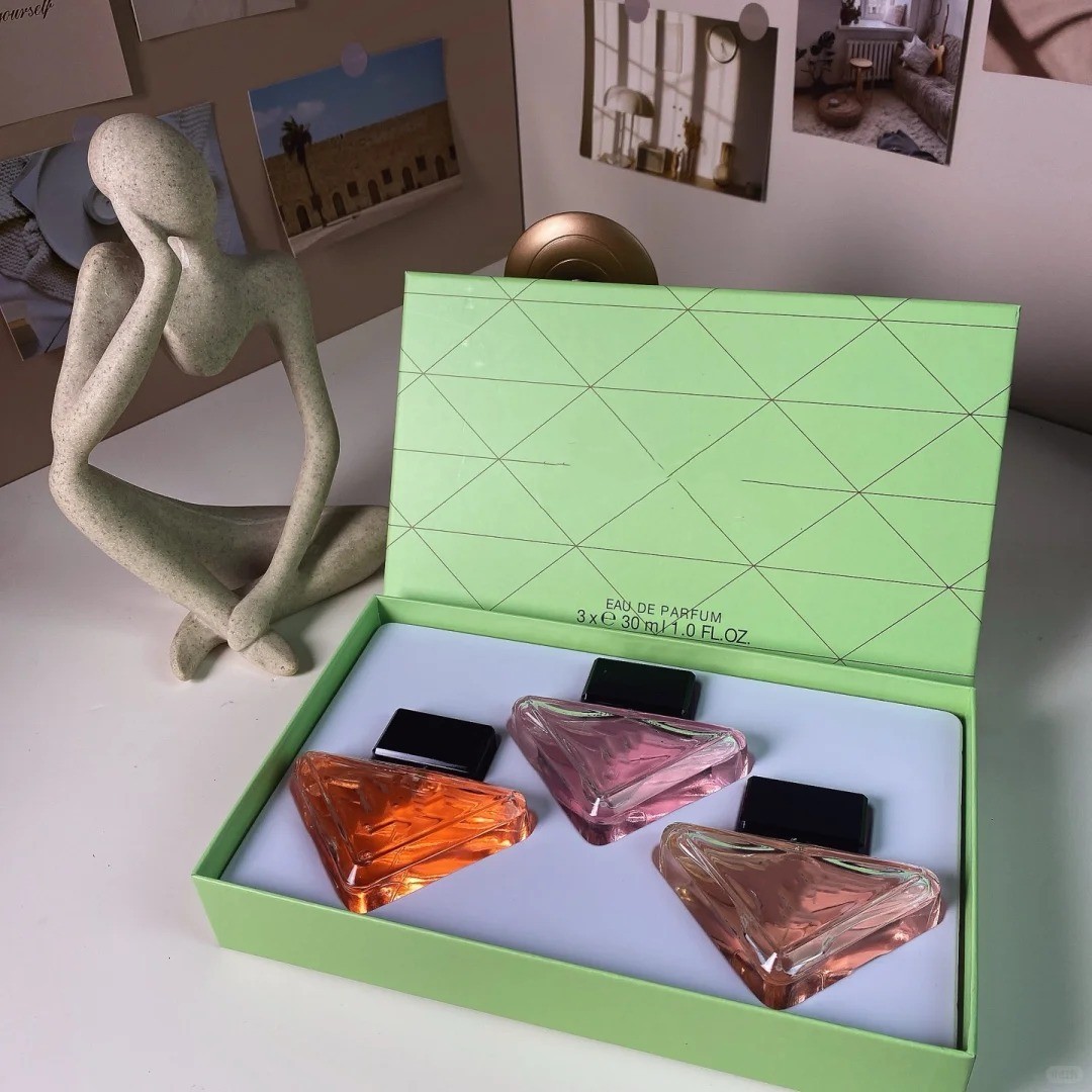 Women Perfume Fragrance 30ml 3piece Set Virtual Flower Eau De Parfum 3pcs Gift Box Long Lasting Smell EDP Brand Woman Cologne