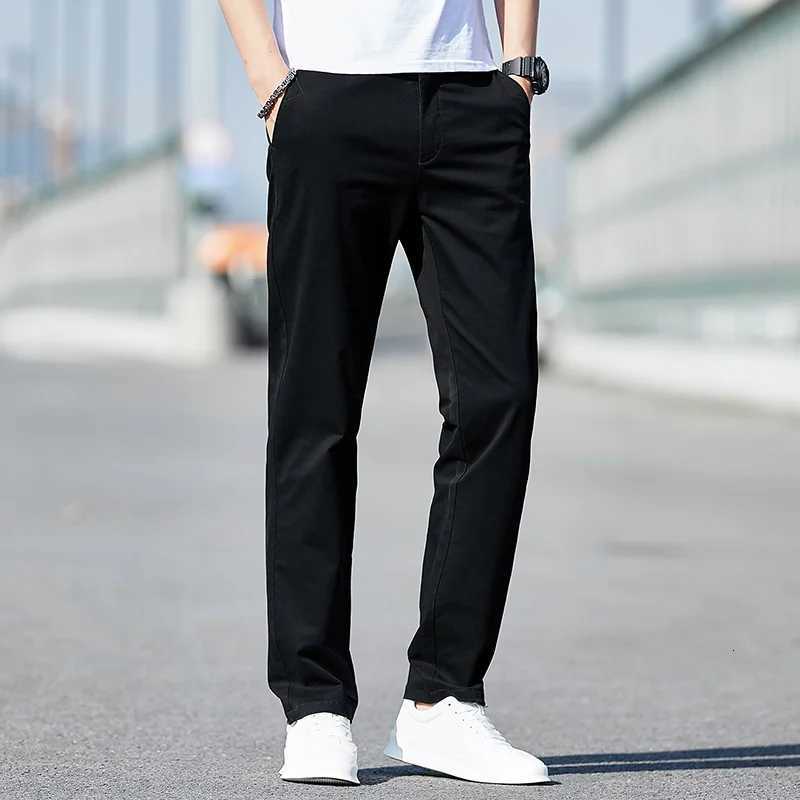 Slim Fit Mens Casual Pants Four Season Lightweight Business WesternStyle Easy Maintainance Comfortable Mens Trousers W250905