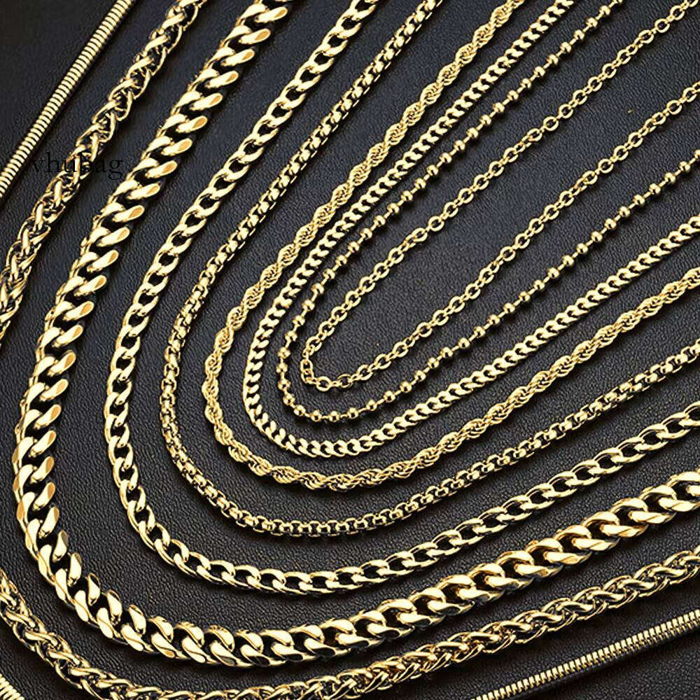 SC Fine Jewelry Necklaces Custom Sterling Sier 14k Gold Plated Hiphop Miani Cuban Link Chain for Men Women