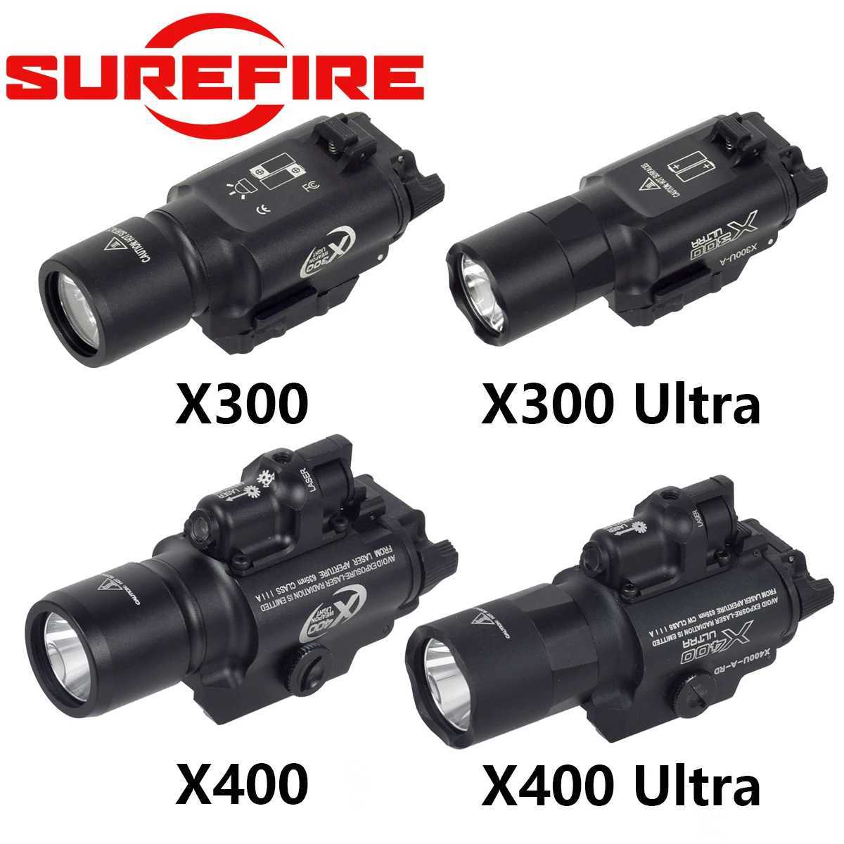X300 X300V X300VIR Ultra X400 Ultra X400V Airsoft Weapon Scout Light Tactical Pistol Gun Hunting FlashlightXJ250905