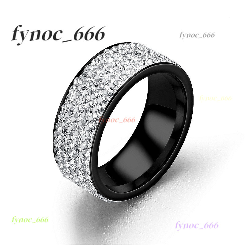 Hip Hop Fashion Mens Classic Stainless Steel Ring Silver Gold Plating Diamond Rings