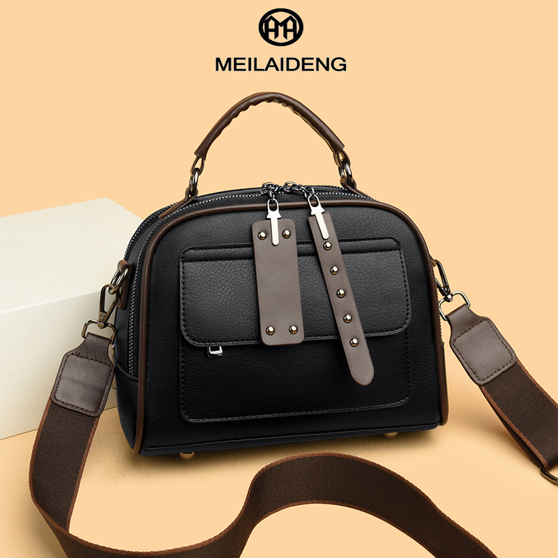 Popular Trendy Stylish Versatile High-End Feel Multi-Layer Practical Niche Design Women's Handbag And Crossbody Bag