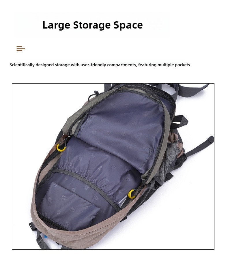 Outdoor Sports Backpack, Student Schoolbag Travel Light and Portable Hiking and Camping Bag, 30L